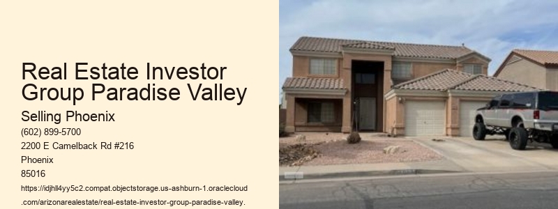 Real Estate Investor Group Paradise Valley