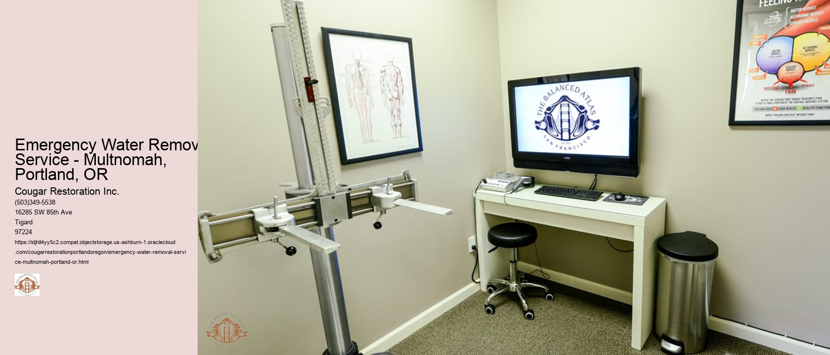 Emergency Water Removal Service - Multnomah, Portland, OR