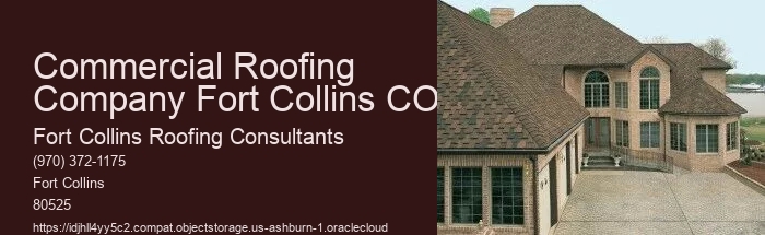 Commercial Roofing Company Fort Collins CO