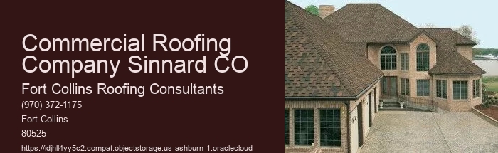 Commercial Roofing Company Sinnard CO