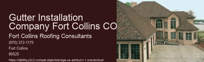 Gutter Installation Company Fort Collins CO