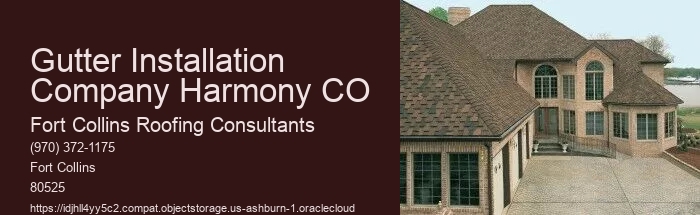 Gutter Installation Company Harmony CO