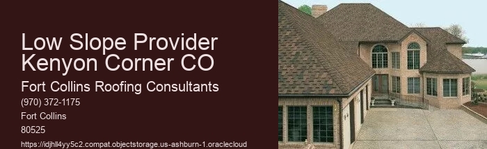 Low Slope Provider Kenyon Corner CO