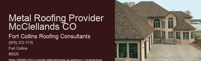 Metal Roofing Provider McClellands CO
