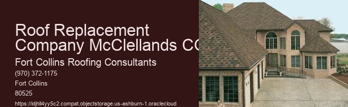 Roof Replacement Company McClellands CO