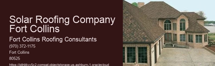 Solar Roofing Company Fort Collins