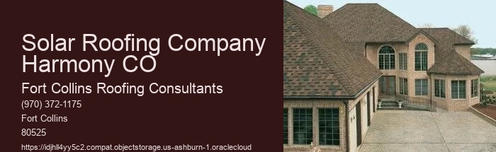 Solar Roofing Company Harmony CO